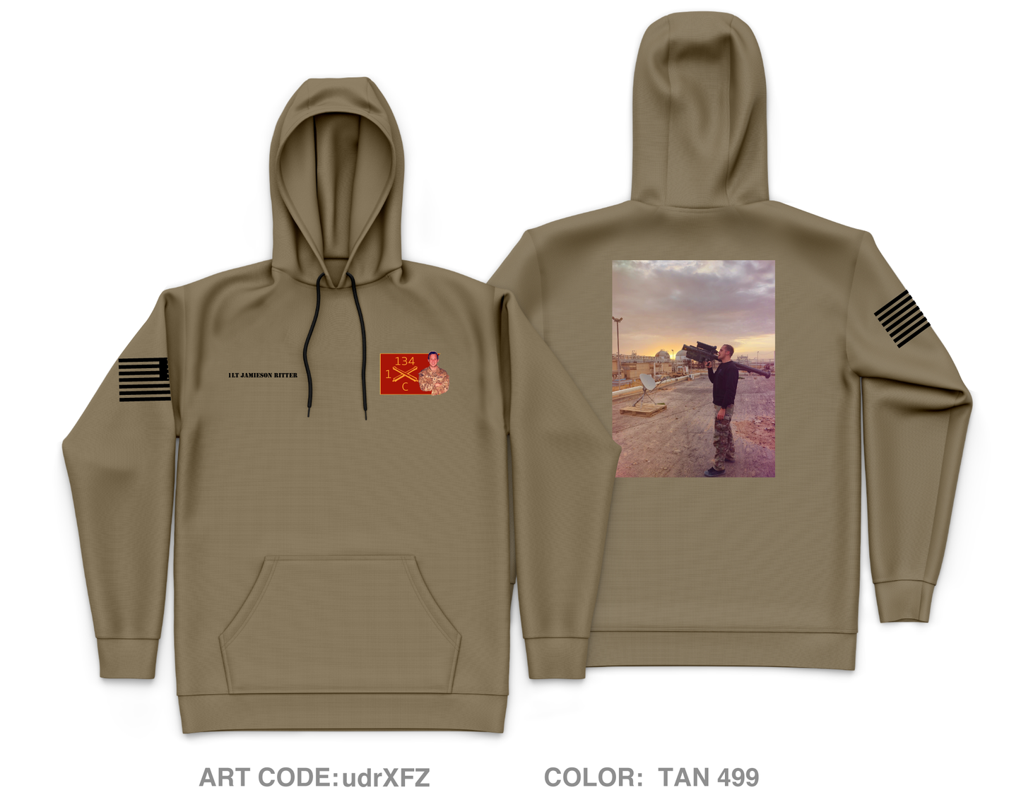 C134 OIR Limited Core Men's Hooded Performance Sweatshirt - udrXFZ
