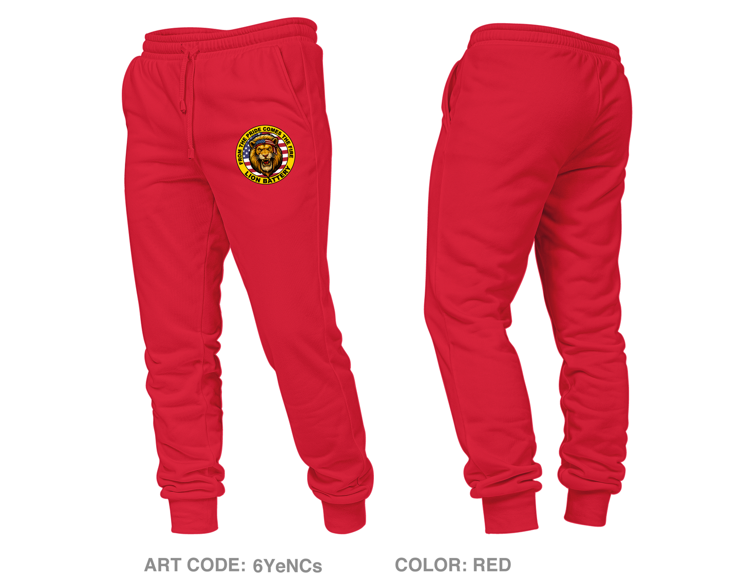 Lion Battery Core Unisex Performance Joggers - 6YeNCs