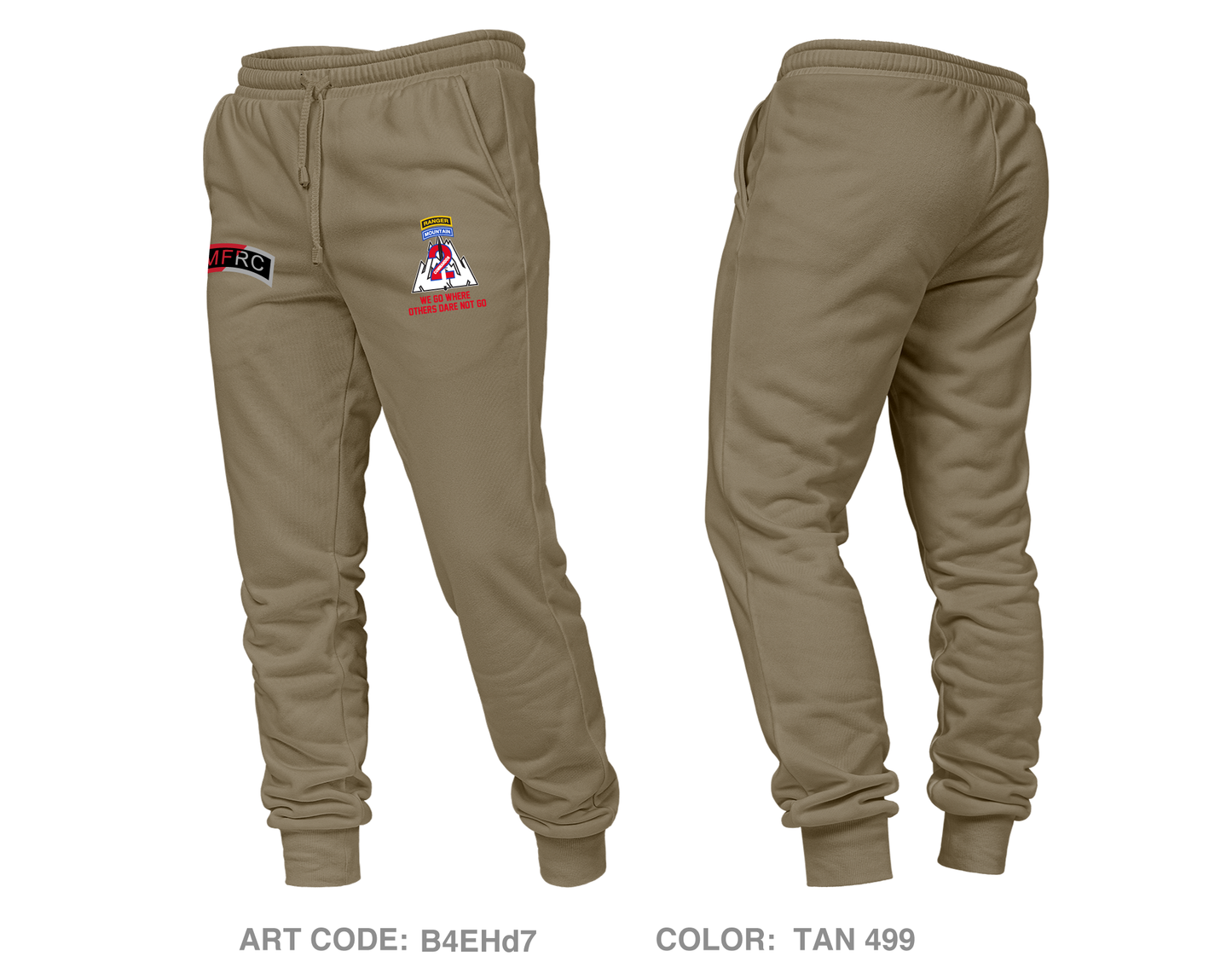 MFRC, 2BCT, 10th Mountain Division Core Unisex Performance Joggers - B4EHd7