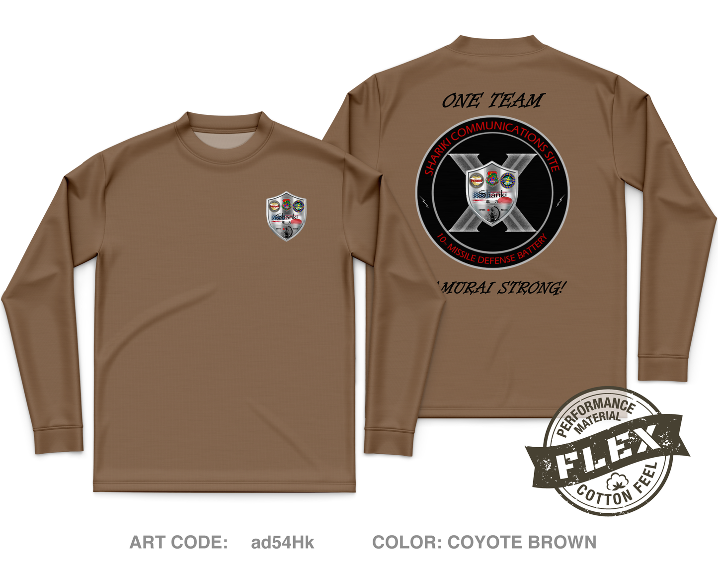 38 ADA BDE Core Men's LS Flex Performance Tee - ad54Hk