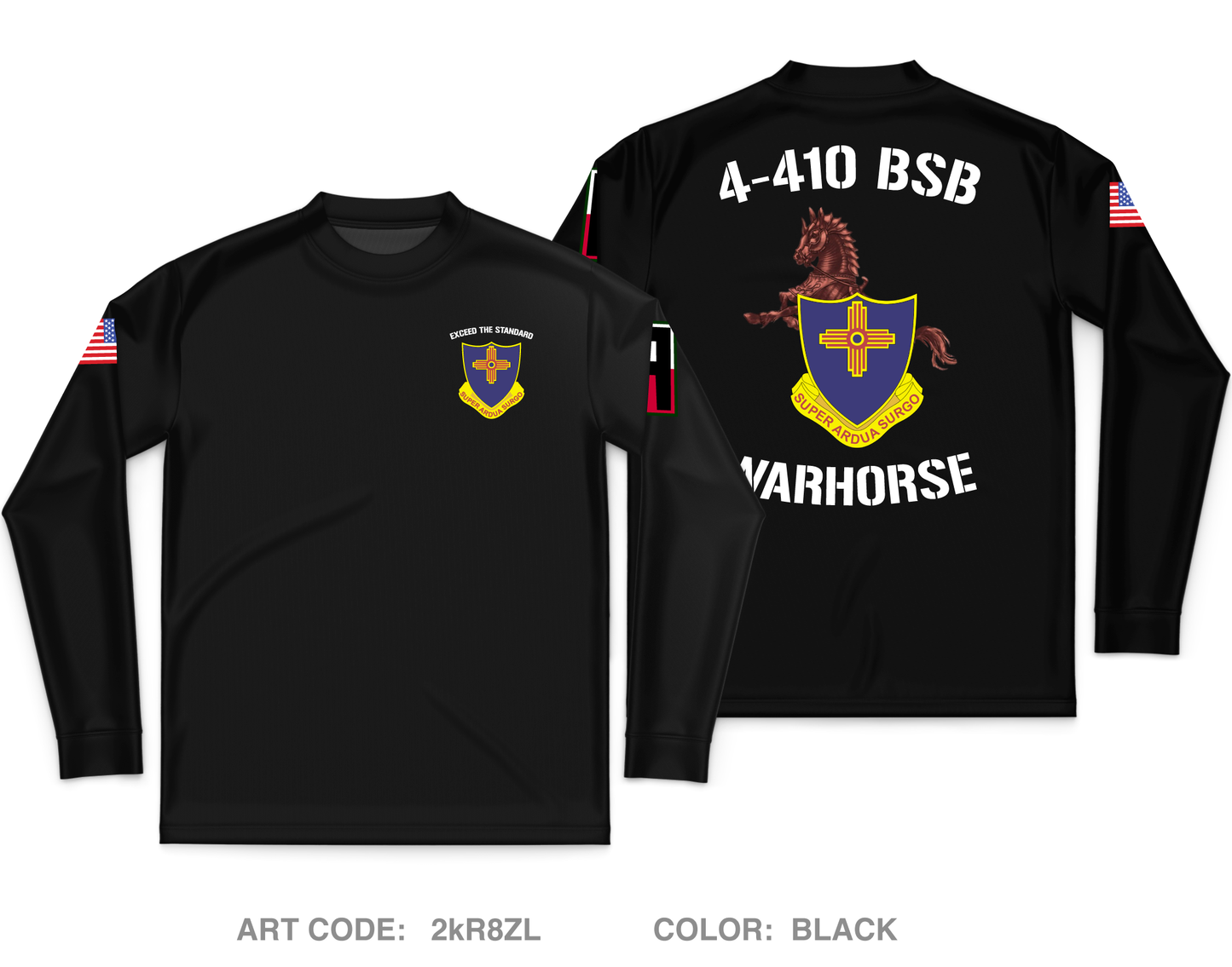 4-410 Warhorse Core Men's LS Performance Tee - 2kR8ZL