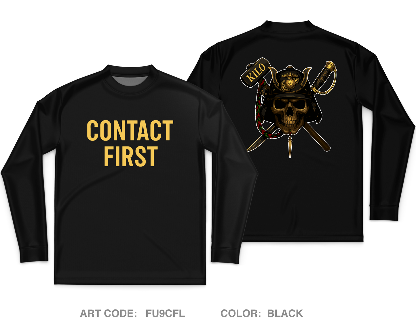 3rd Battalion 5th Marines Core Men's LS Performance Tee - FU9CFL
