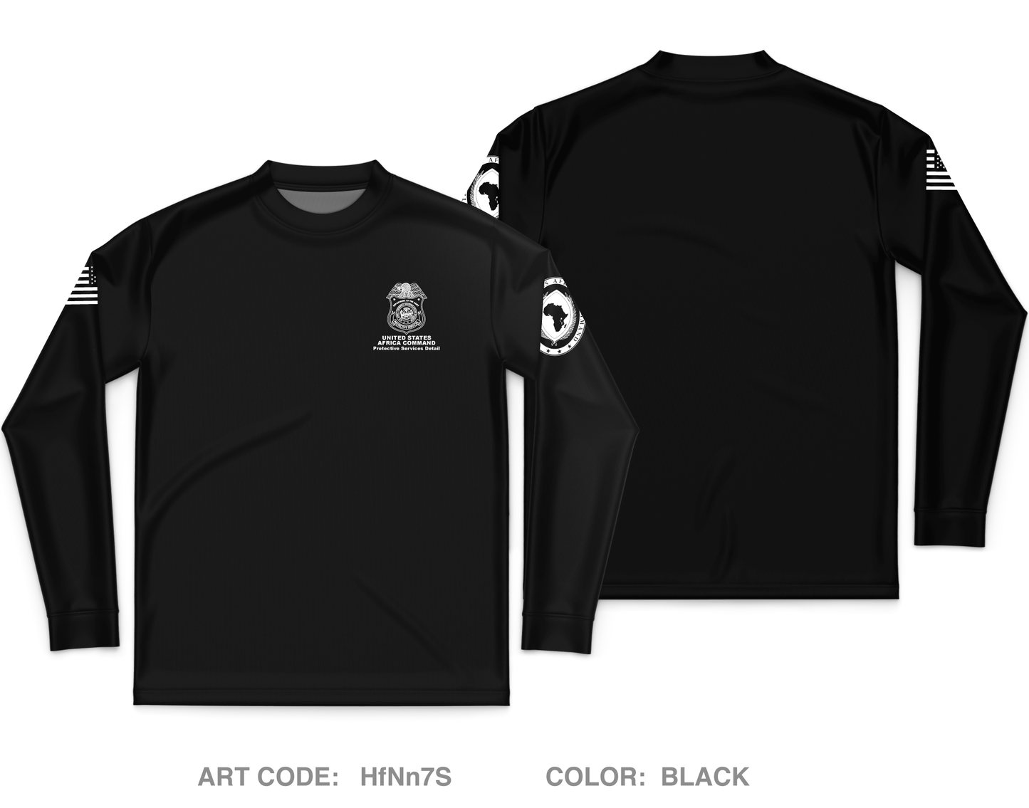 AFRICOM-PSD Core Men's LS Performance Tee - HfNn7S