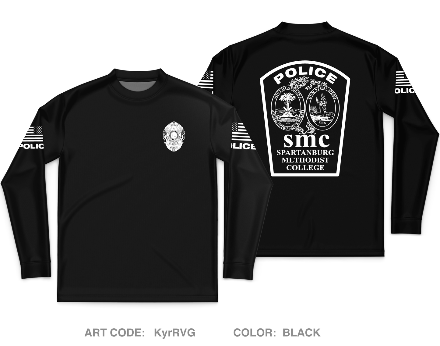 SMC PD Core Men's LS Performance Tee - KyrRVG