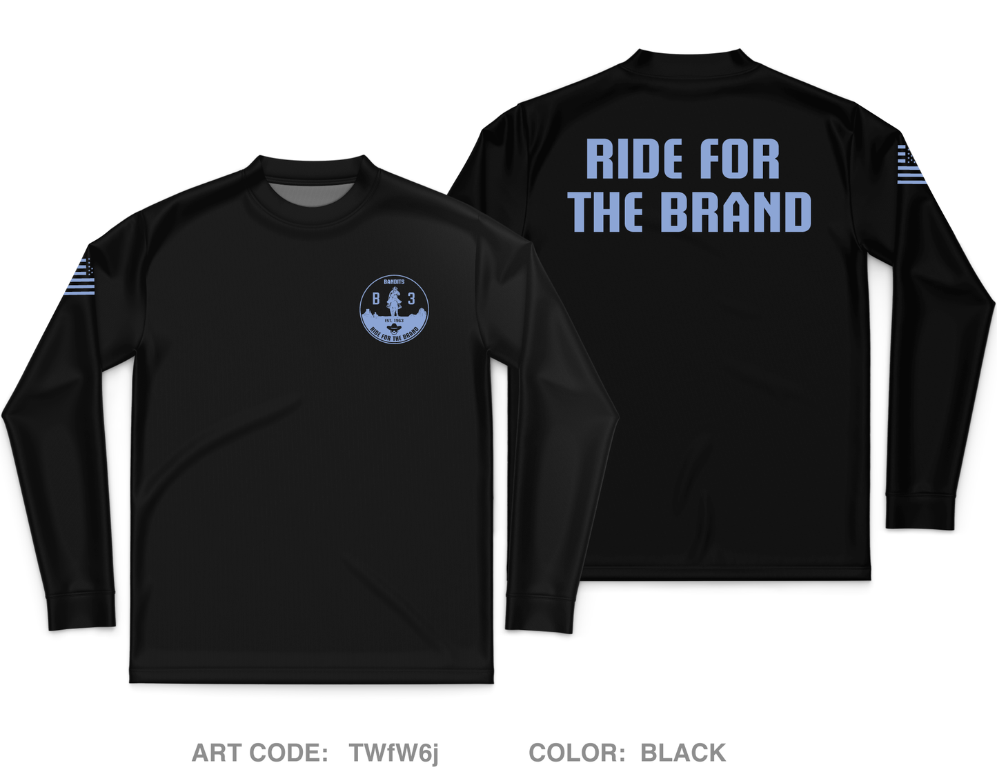 USCC B3 Fundraising Collection Core Men's LS Performance Tee - TWfW6j