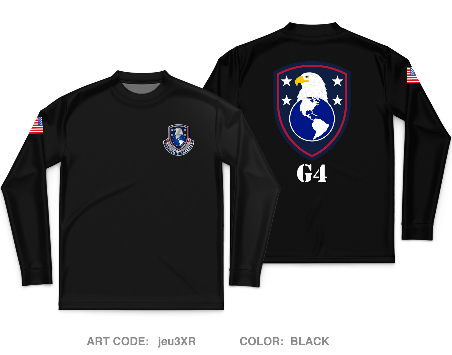 USAWHC G4 Core Men's LS Performance Tee - jeu3XR