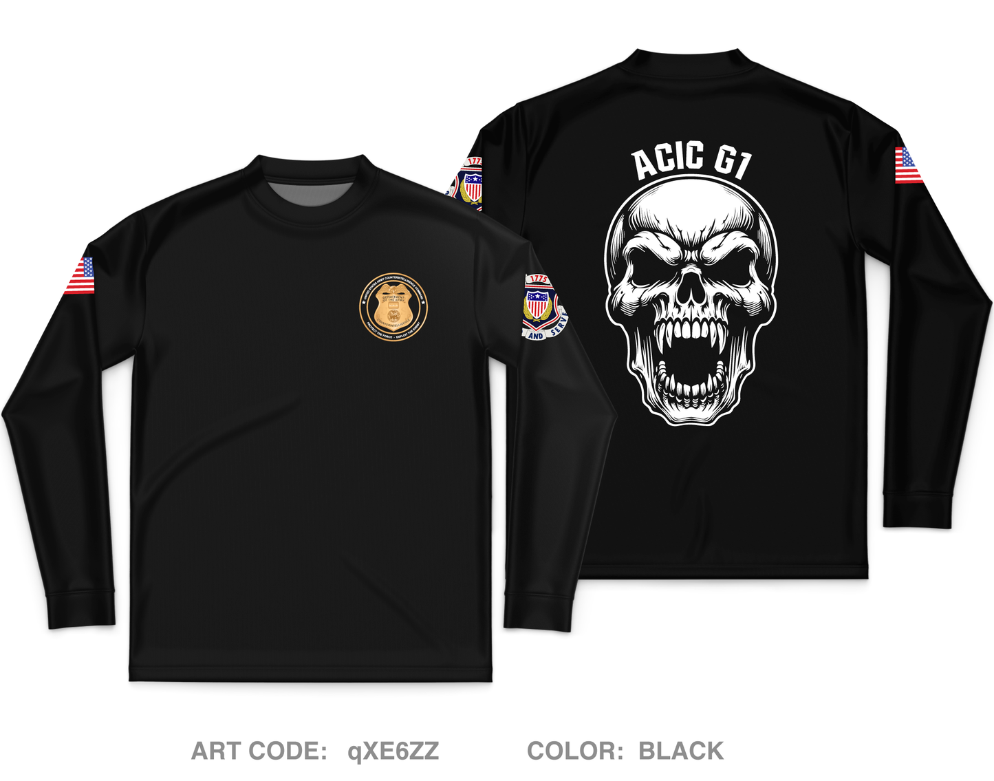 ACIC G1 Core Men's LS Performance Tee - qXE6ZZ