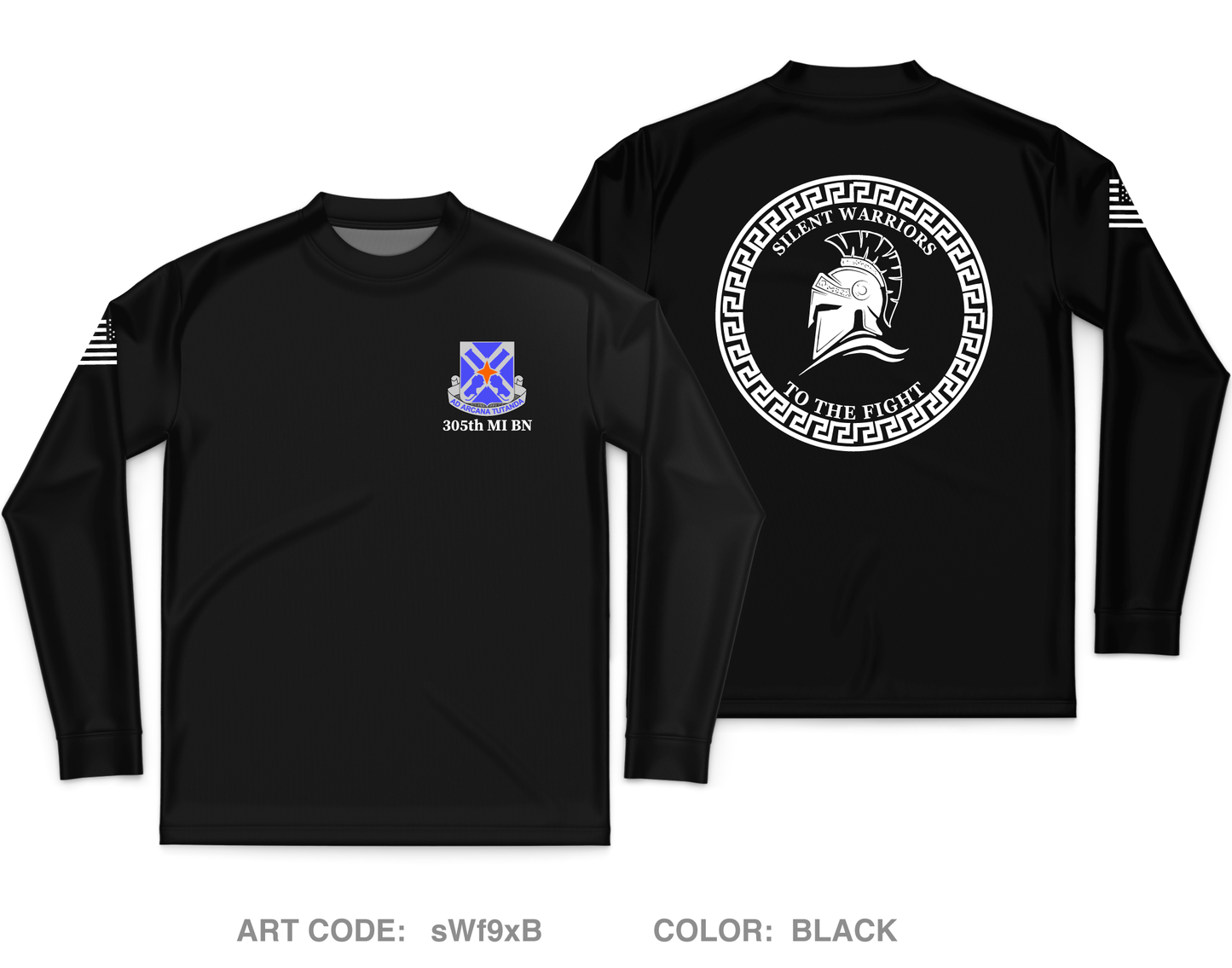 305th MI BN Core Men's LS Performance Tee - sWf9xB