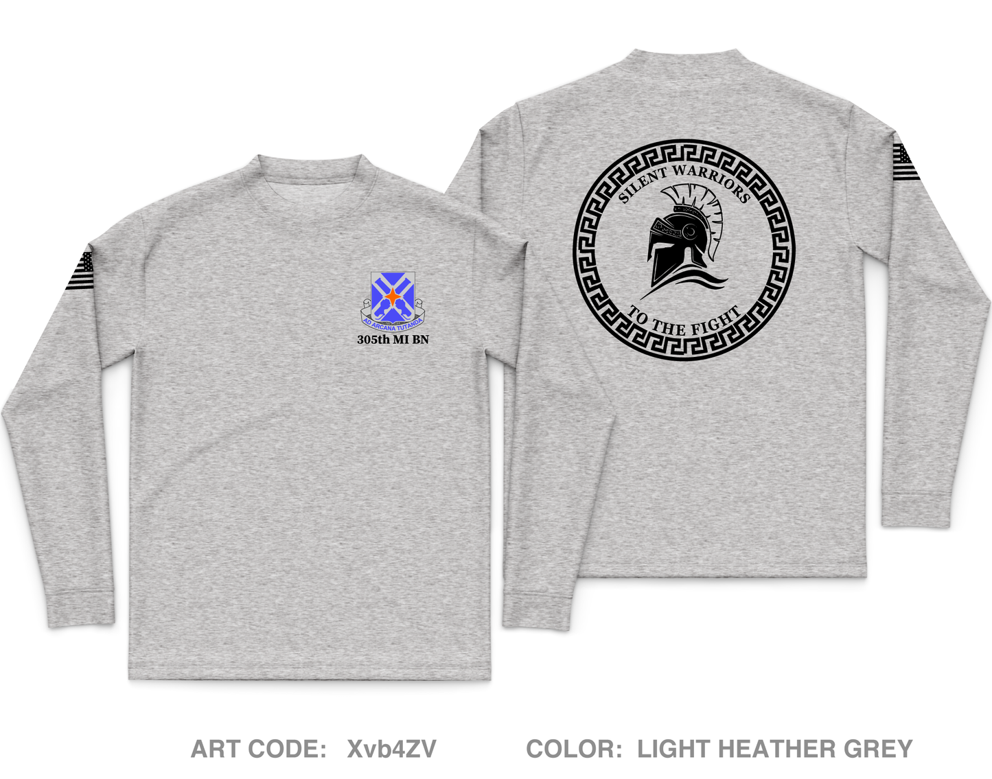 305th MI BN Core Men's LS Performance Tee - Xvb4ZV