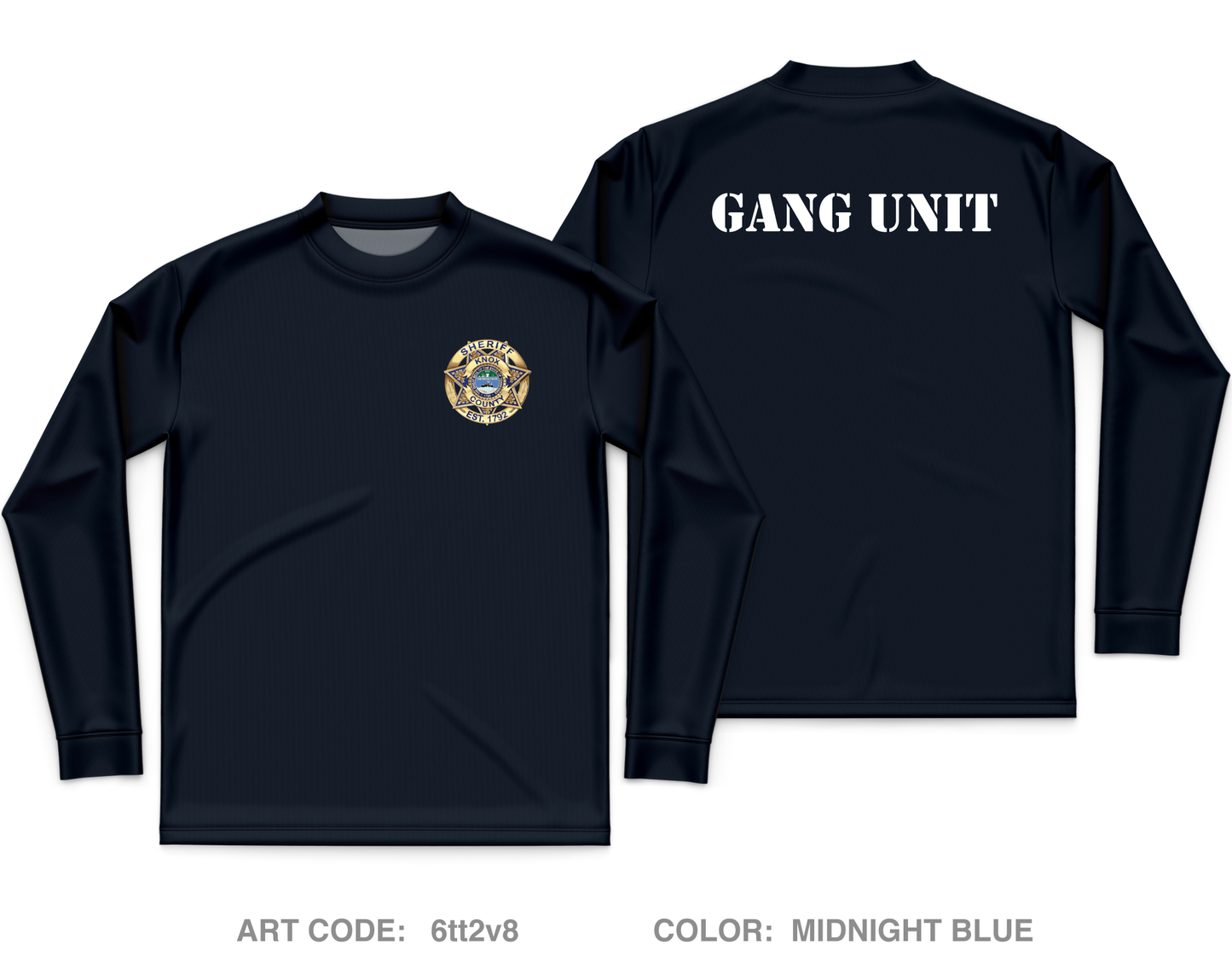 Security Threat Group Core Men's LS Performance Tee - 6tt2v8