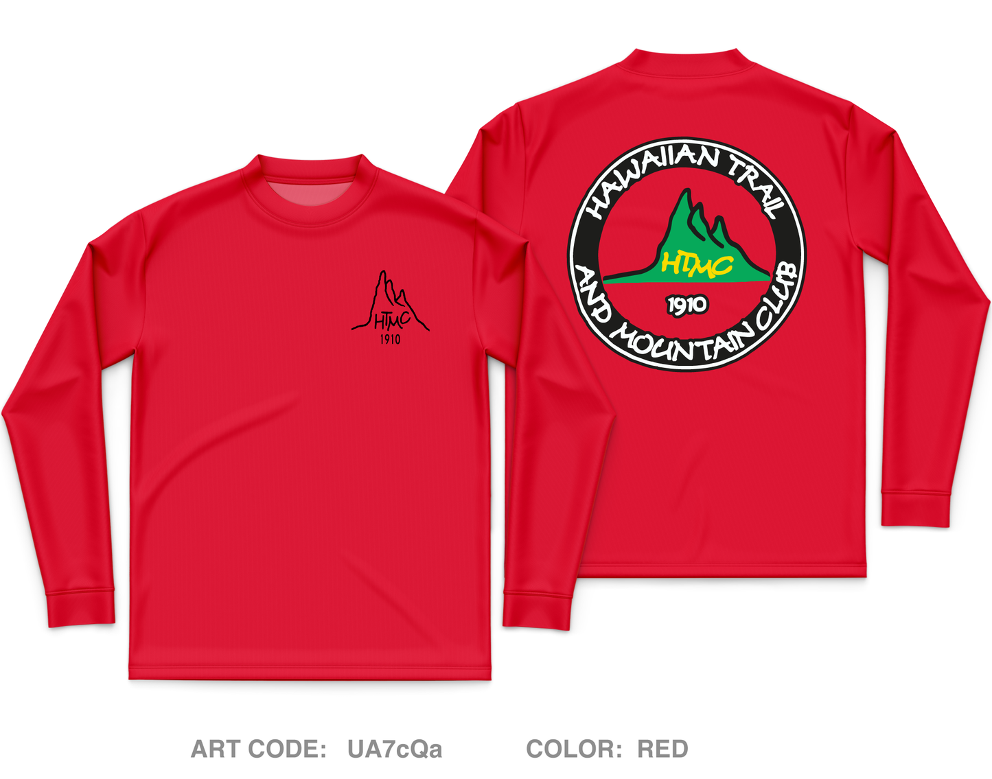 Hawaiian Trail and Mountain Club (HTMC) Core Men's LS Performance Tee - UA7cQa