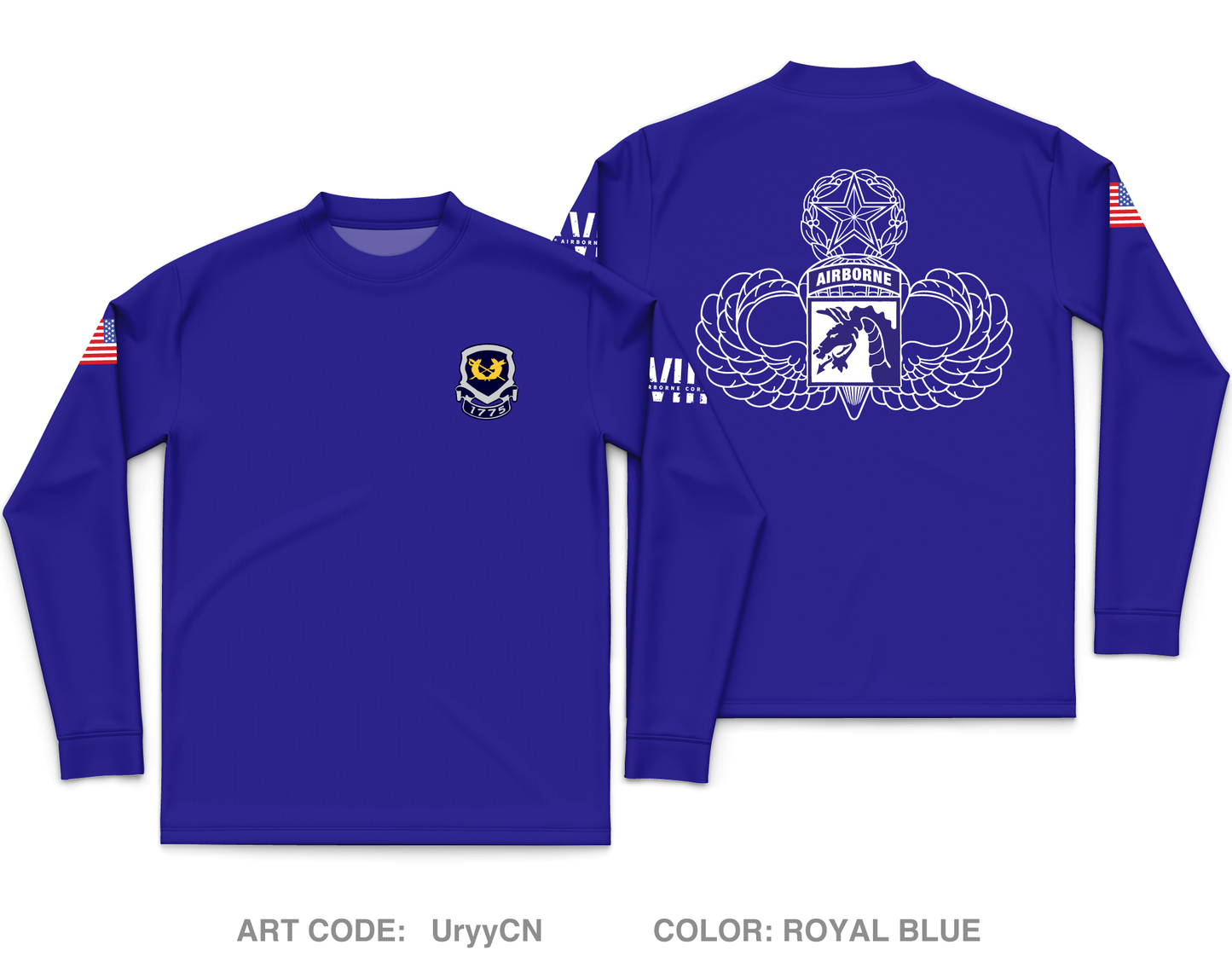 XVIII Airborne Corps OSJA Core Men's LS Performance Tee - UryyCN