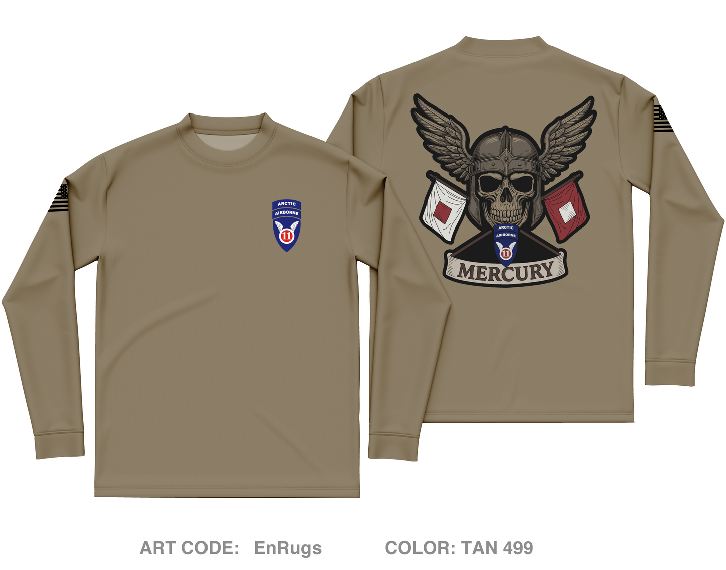 Mercury Core Men's LS Performance Tee - EnRugs