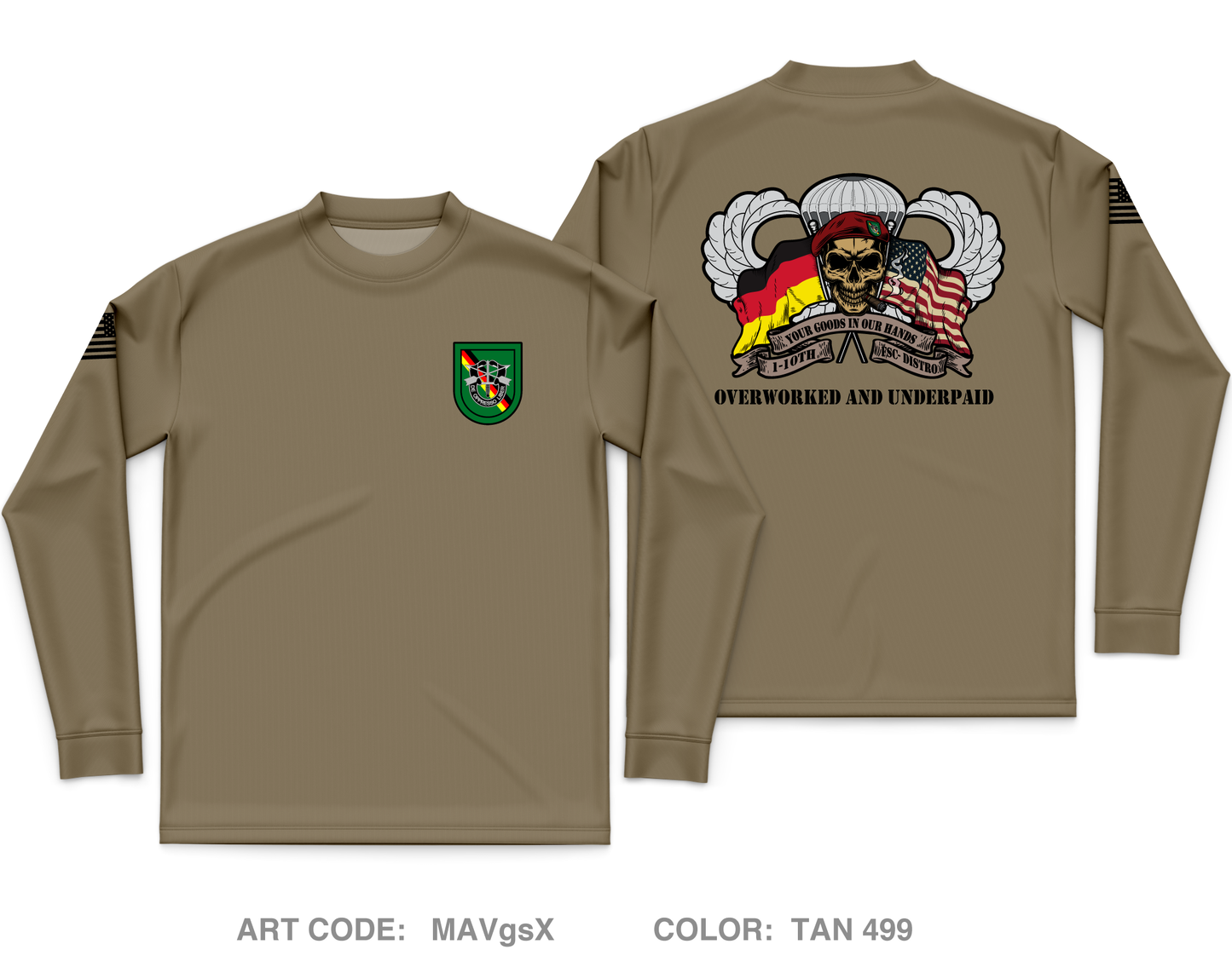 1-10th SFG(A) FSC Core Men's LS Performance Tee - MAVgsX