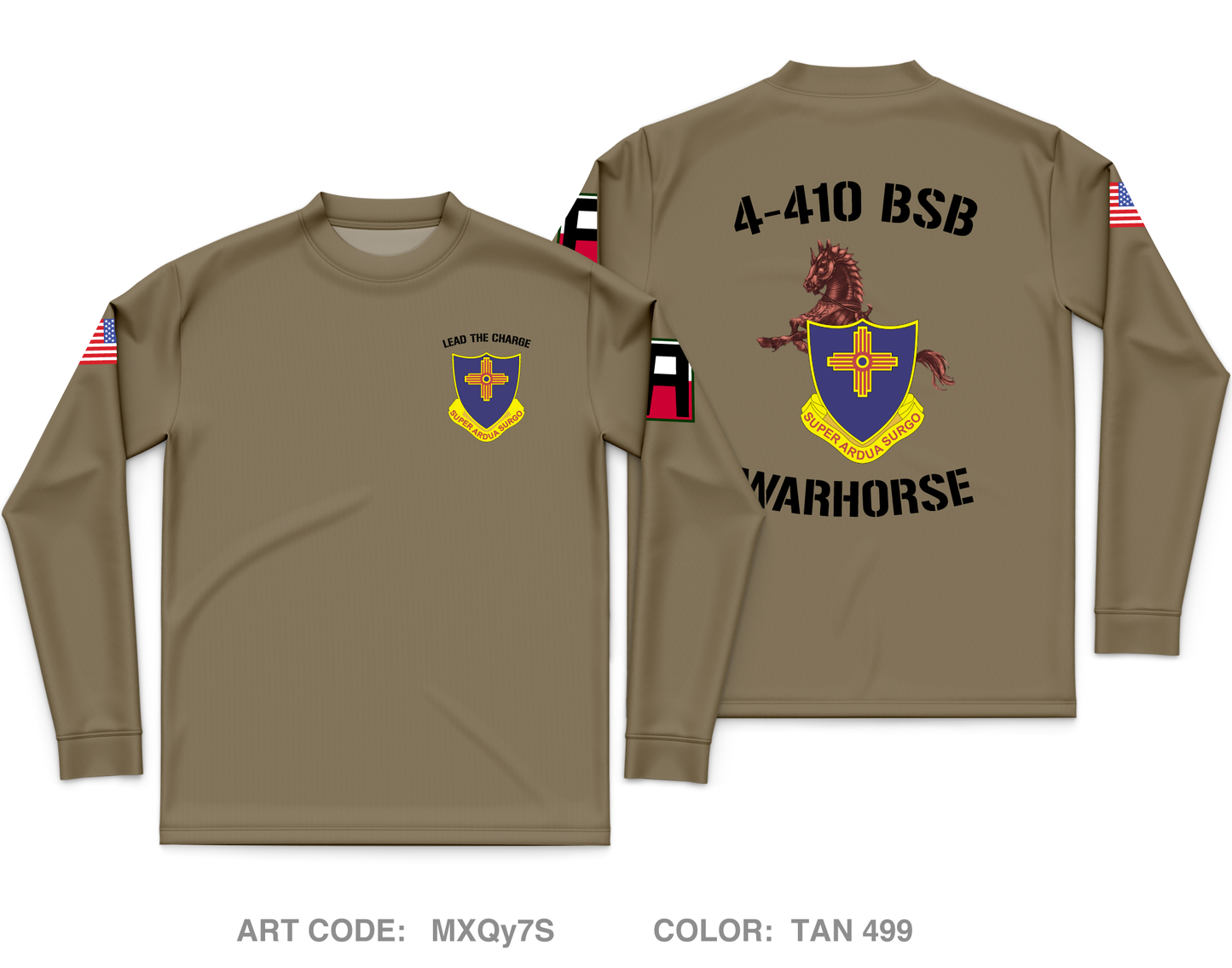 Warhorse 4-410 Core Men's LS Performance Tee - MXQy7S