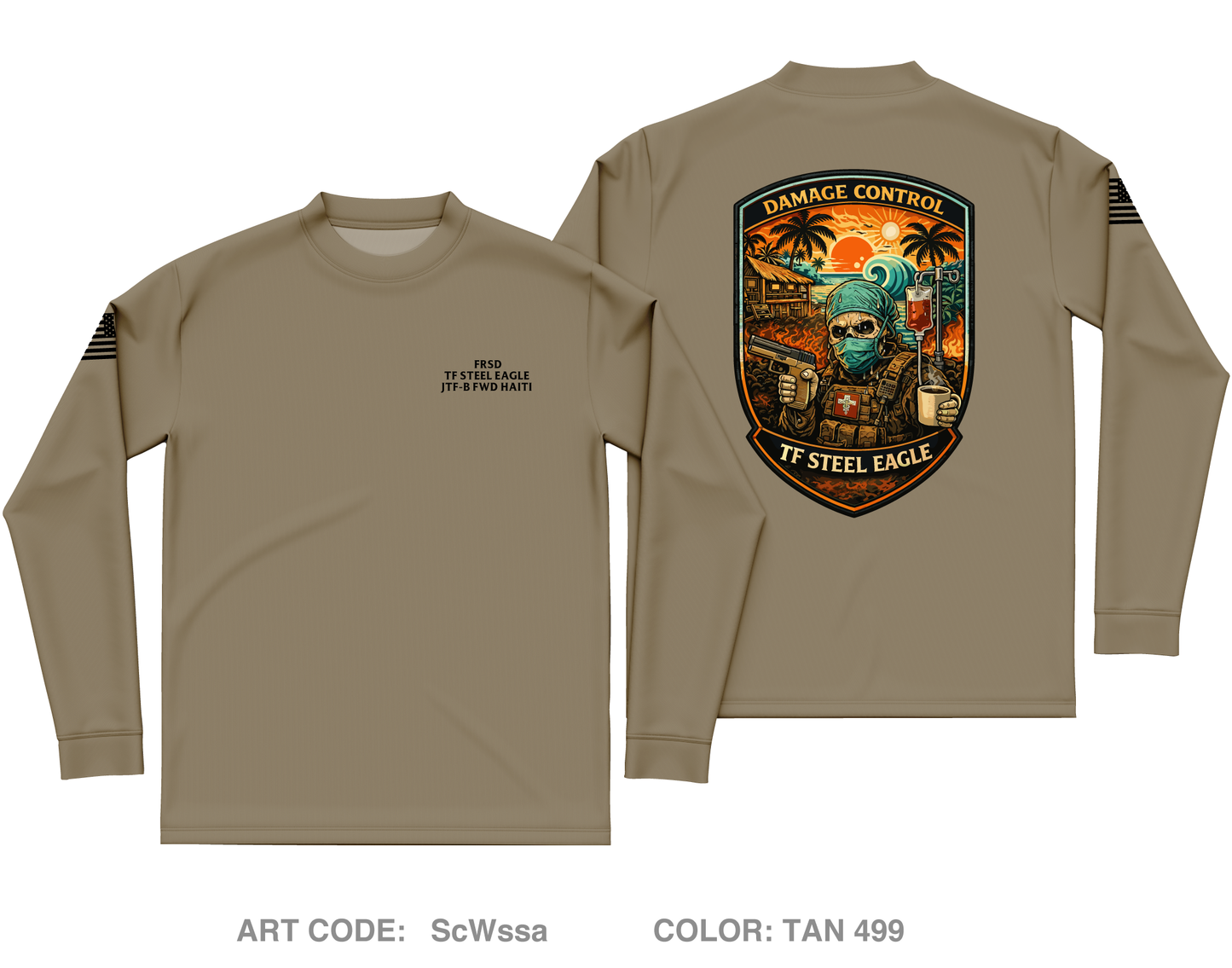 Island Time Core Men's LS Performance Tee - ScWssa