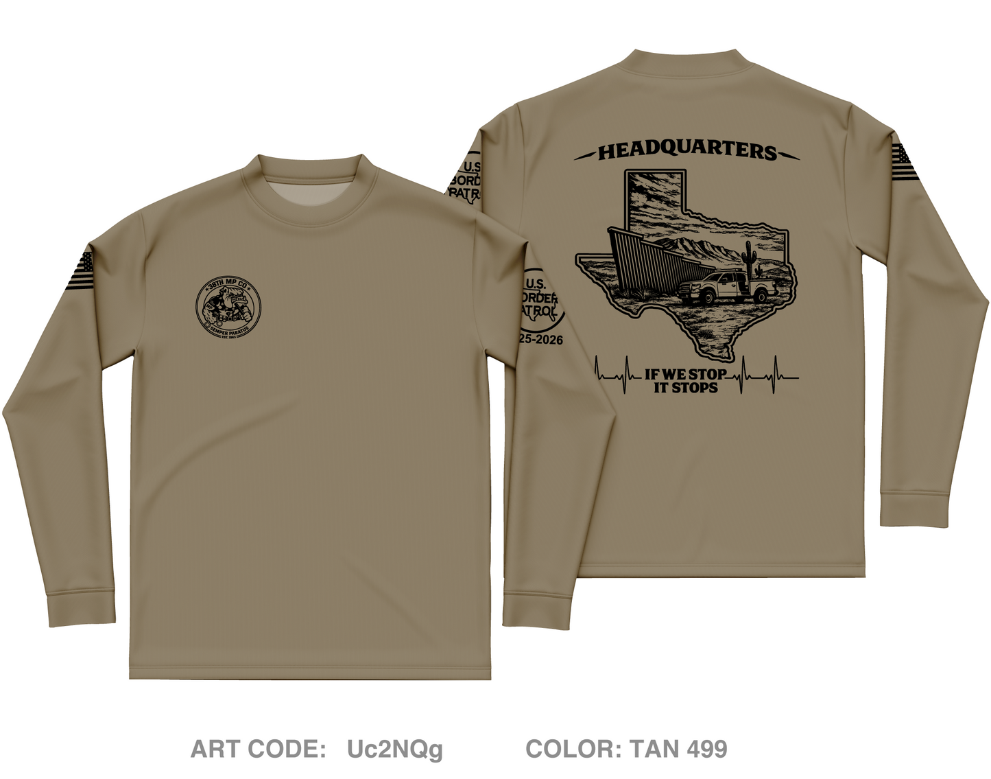 38th MP Co Core Men's LS Performance Tee - Uc2NQg