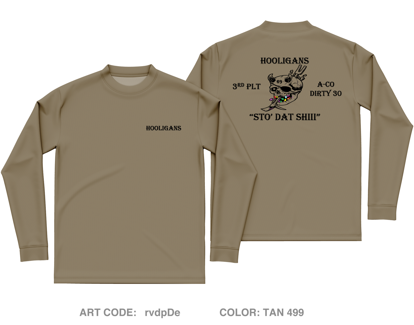 HOOLIGANS Store 1 Core Men's LS Performance Tee - rvdpDe