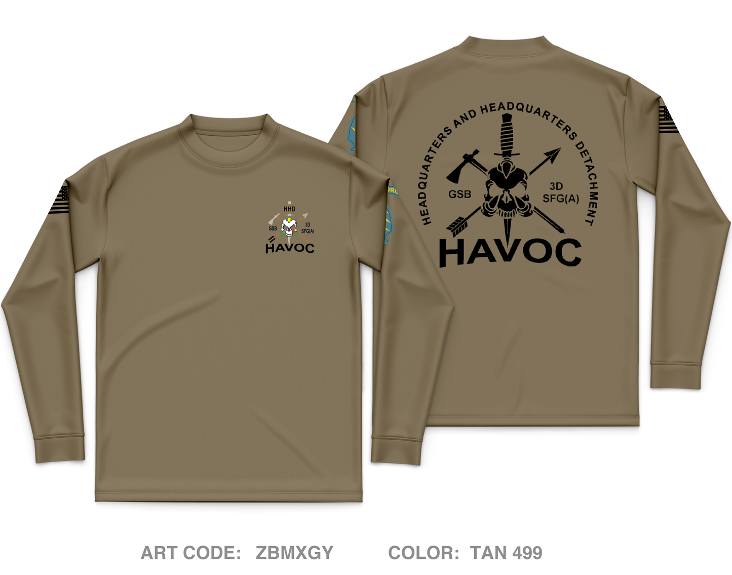 Group Support Battalion, 3D SFG(A) Core Men's LS Performance Tee - ZBMXGY