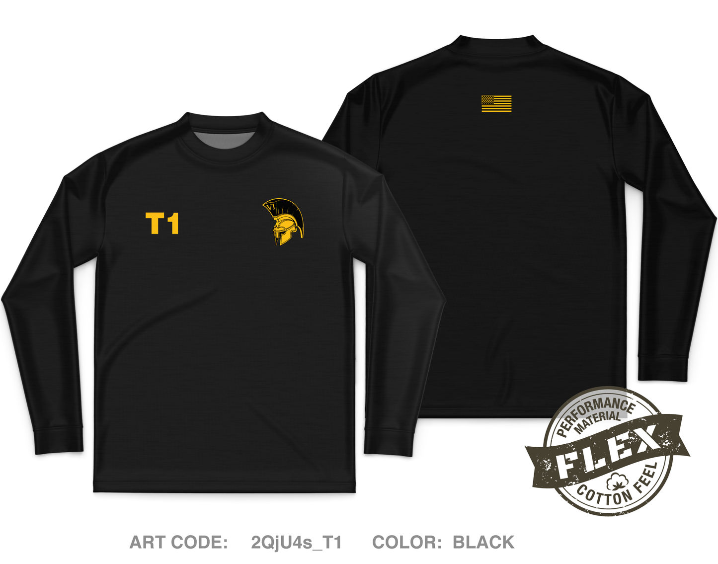 Titan BDE USACC Core Men's LS Flex Performance Tee - 2QjU4s_T1