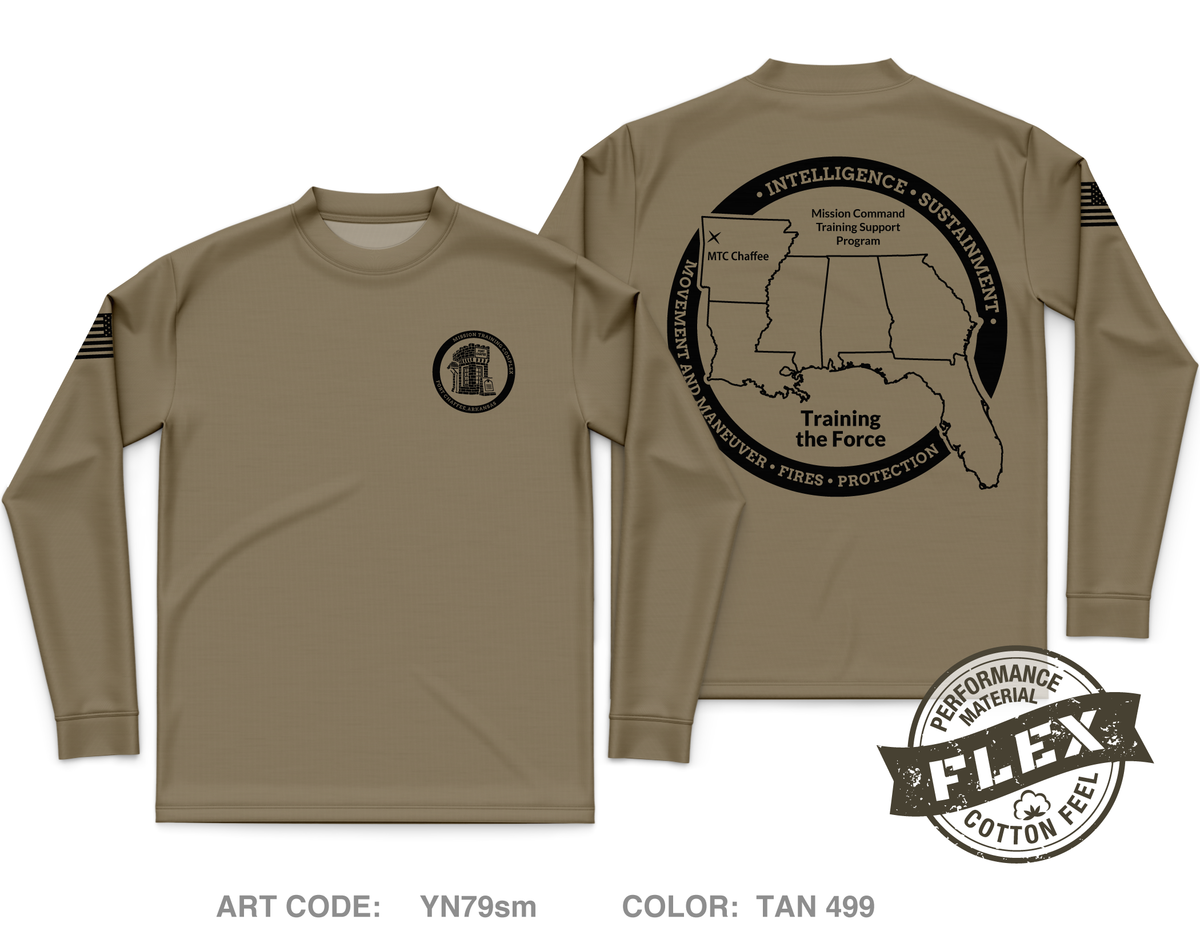 Mission Training Complex - Fort Chaffee Core Men's LS Flex Performance Tee - YN79sm