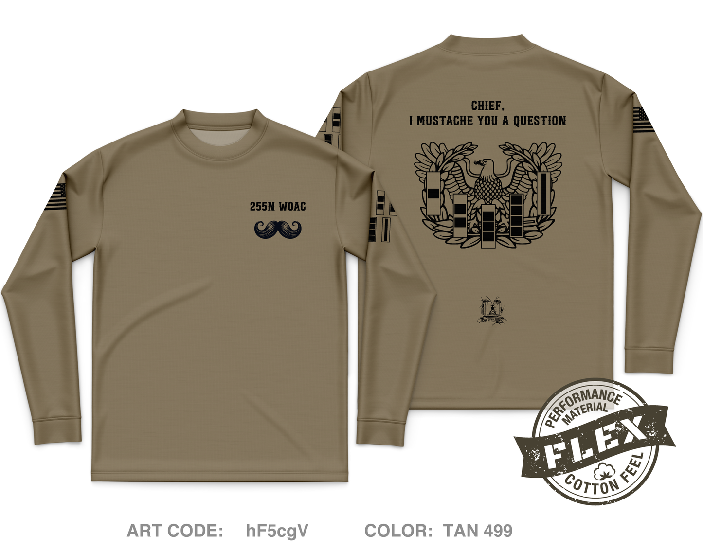 WOAC 255N Core Men's LS Flex Performance Tee - hF5cgV