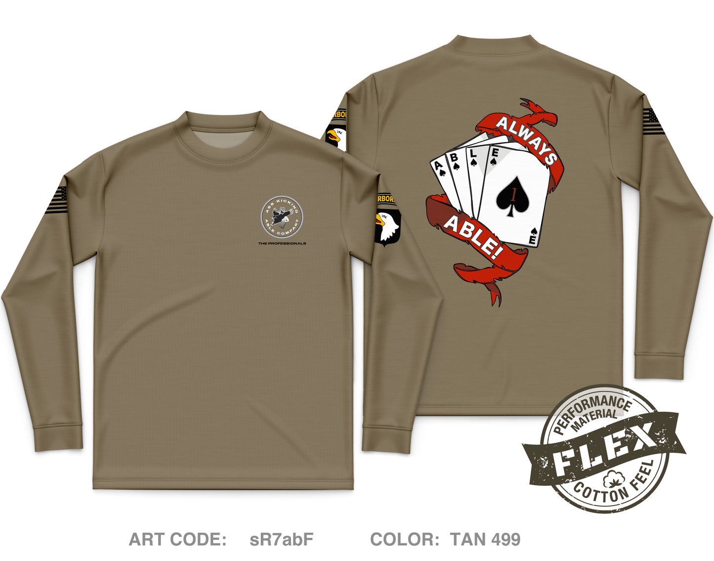 Able CO 1-506 IN Core Men's LS Flex Performance Tee - sR7abF