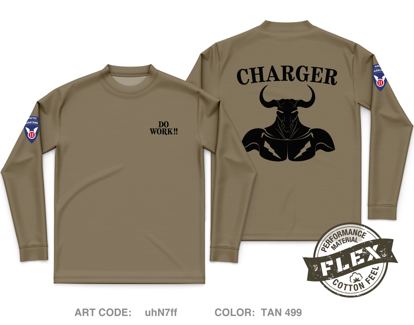 Charger Company 1-5 IN Fundraising Collection Core Men's LS Flex Performance Tee - uhN7ff
