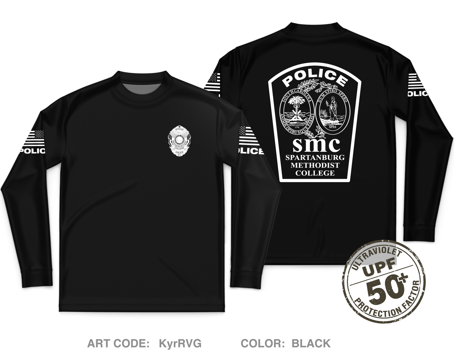 SMC PD Core Men's UPF 50+ Performance LS Tee - KyrRVG