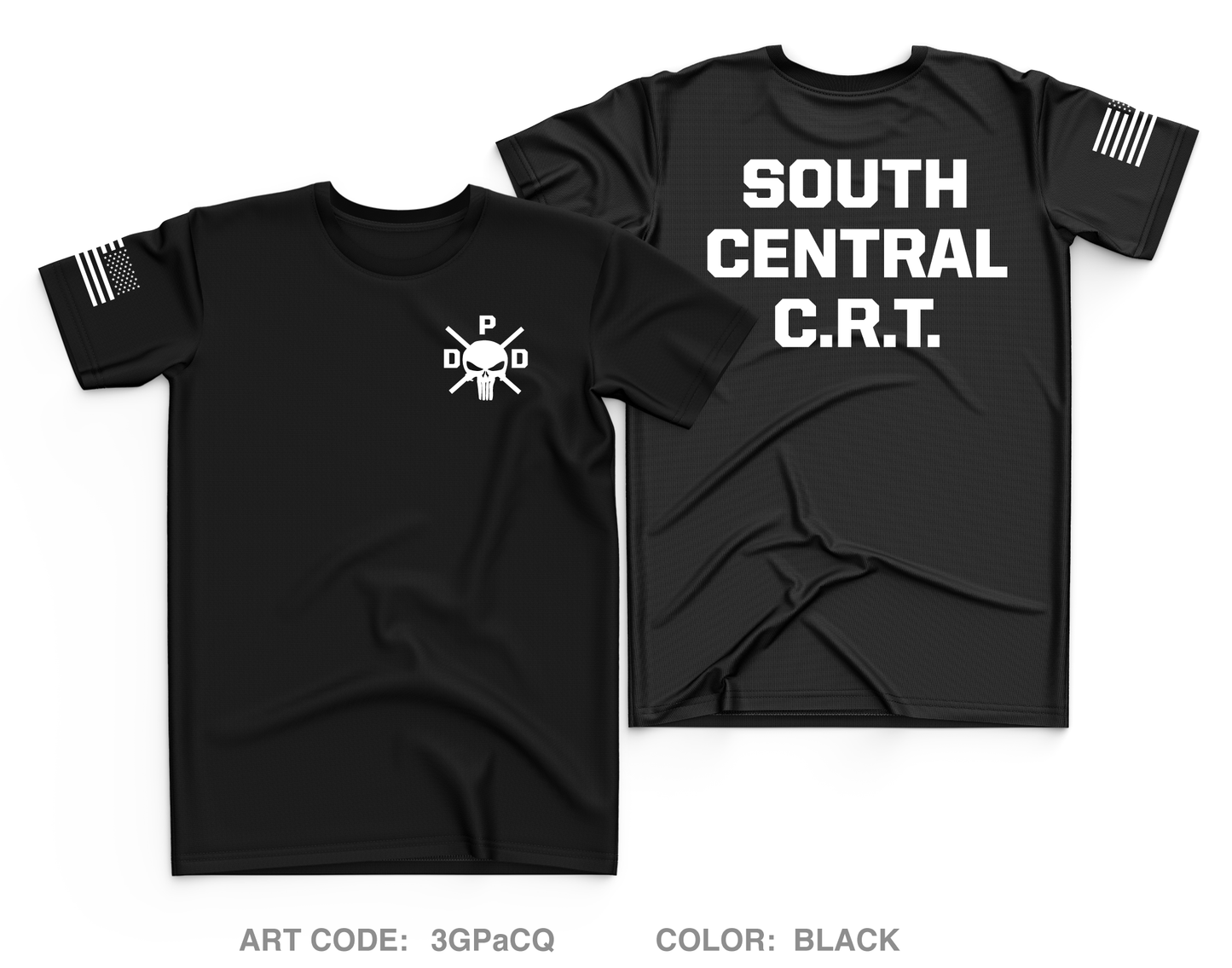 Dallas PD Store 1 Core Men's SS Performance Tee - 3GPaCQ