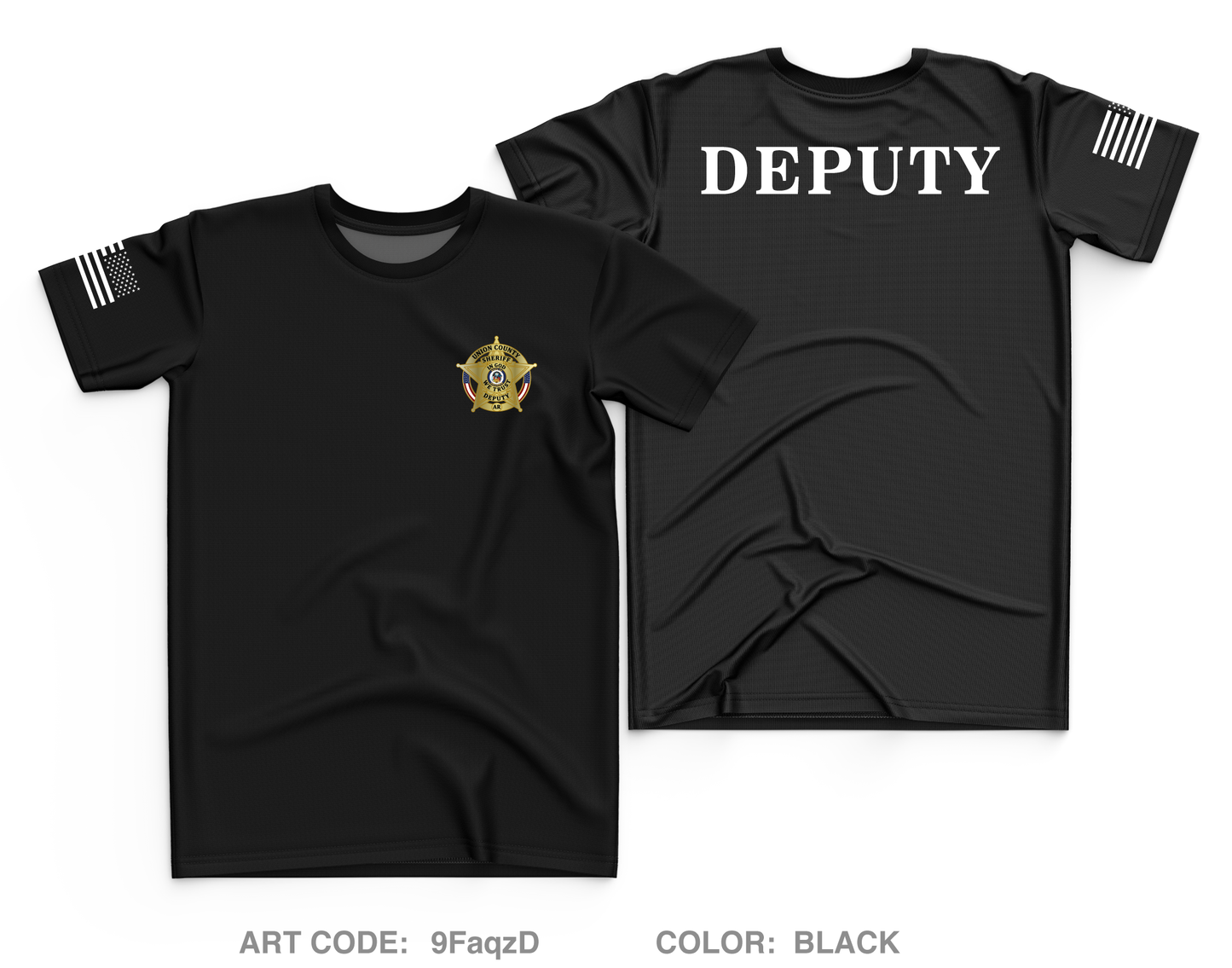 Union County Sheriff's Department Core Men's SS Performance Tee - 9FaqzD