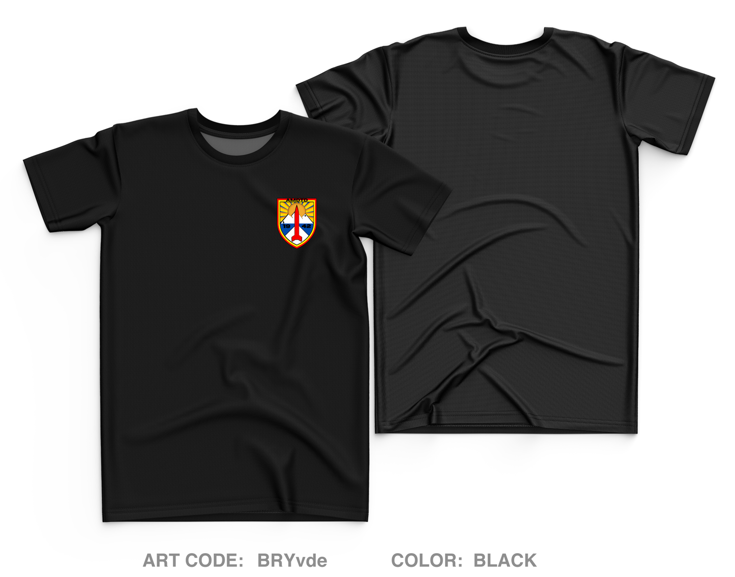 Air and Missile Defense Test Directorate (AMDTD) Core Men's SS Performance Tee - BRYvde
