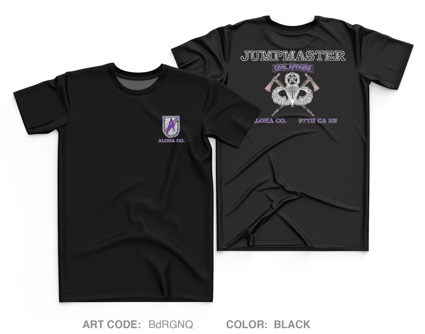 A Co 97th Civil Affairs BN Core Men's SS Performance Tee - BdRGNQ