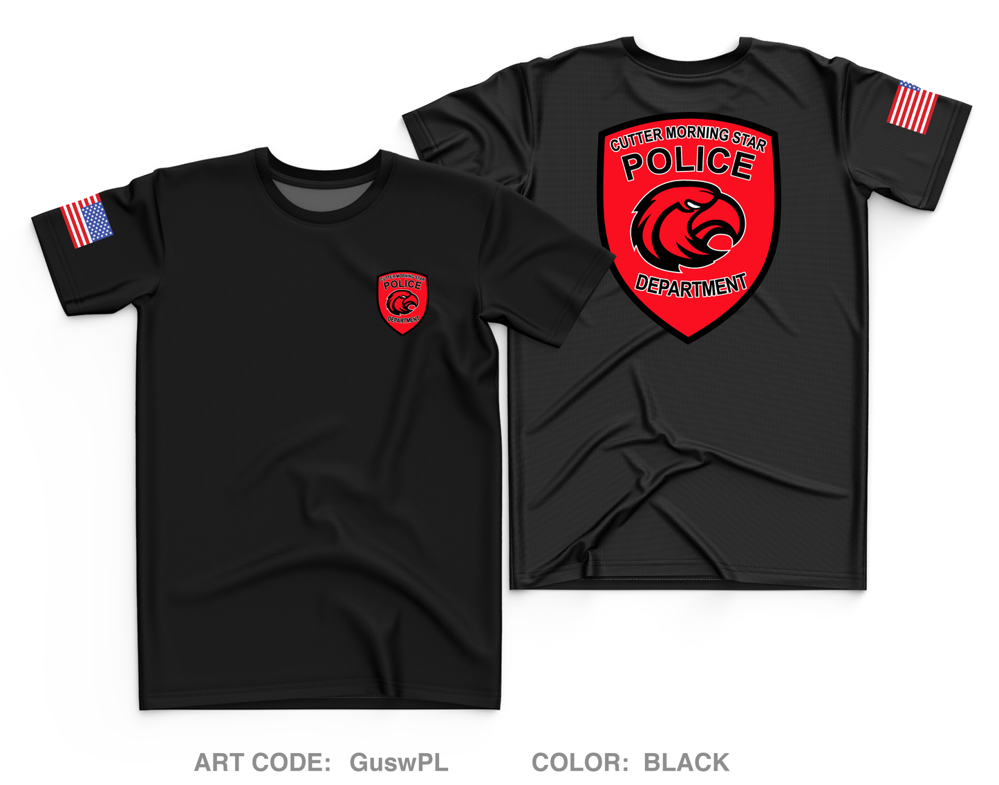 Cutter Morning Star Police Core Men's SS Performance Tee - GuswPL