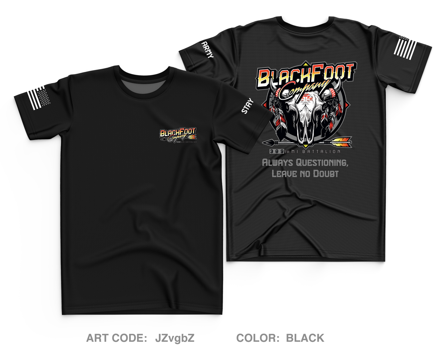 B Co 309th MI BN Core Men's SS Performance Tee - JZvgbZ