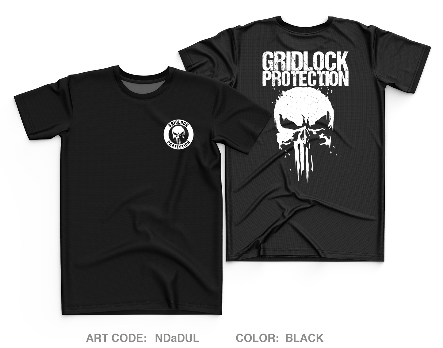 Gridlock protection Core Men's SS Performance Tee - NDaDUL