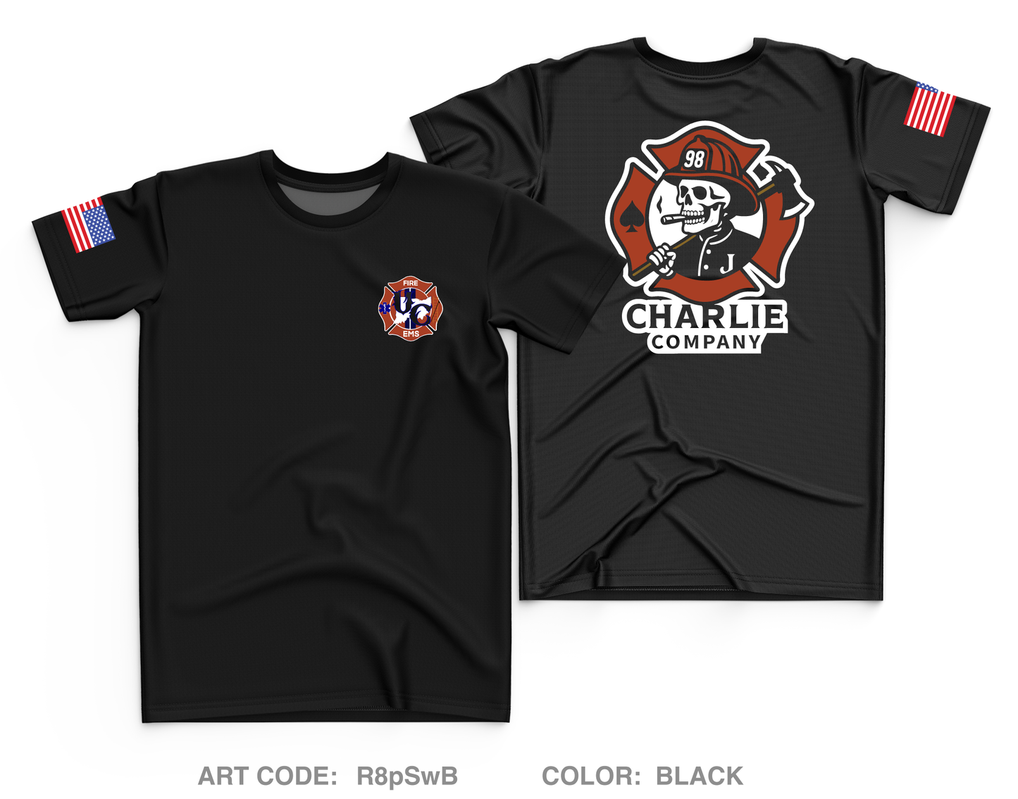 Union City Fire Core Men's SS Performance Tee - R8pSwB