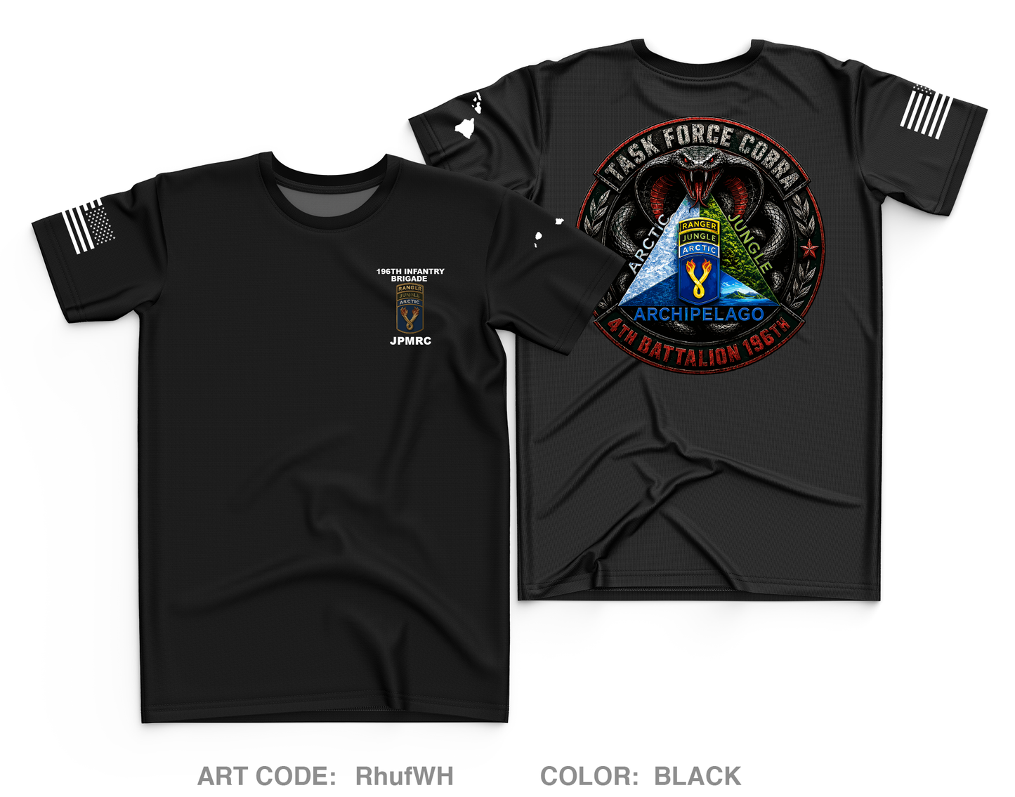 4TH BN 196th IN BDE Core Men's SS Performance Tee - RhufWH