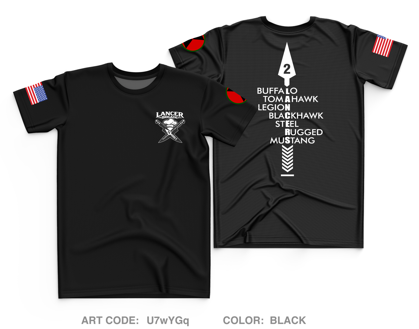 Lancer BDE Core Men's SS Performance Tee - U7wYGq