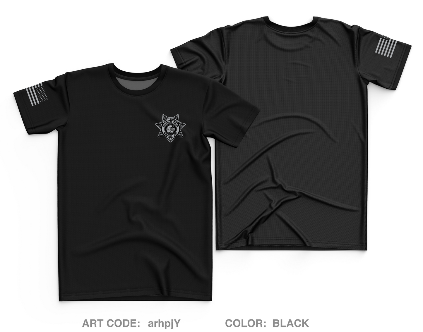 SHERWOOD Valley Marshals Core Men's SS Performance Tee - arhpjY