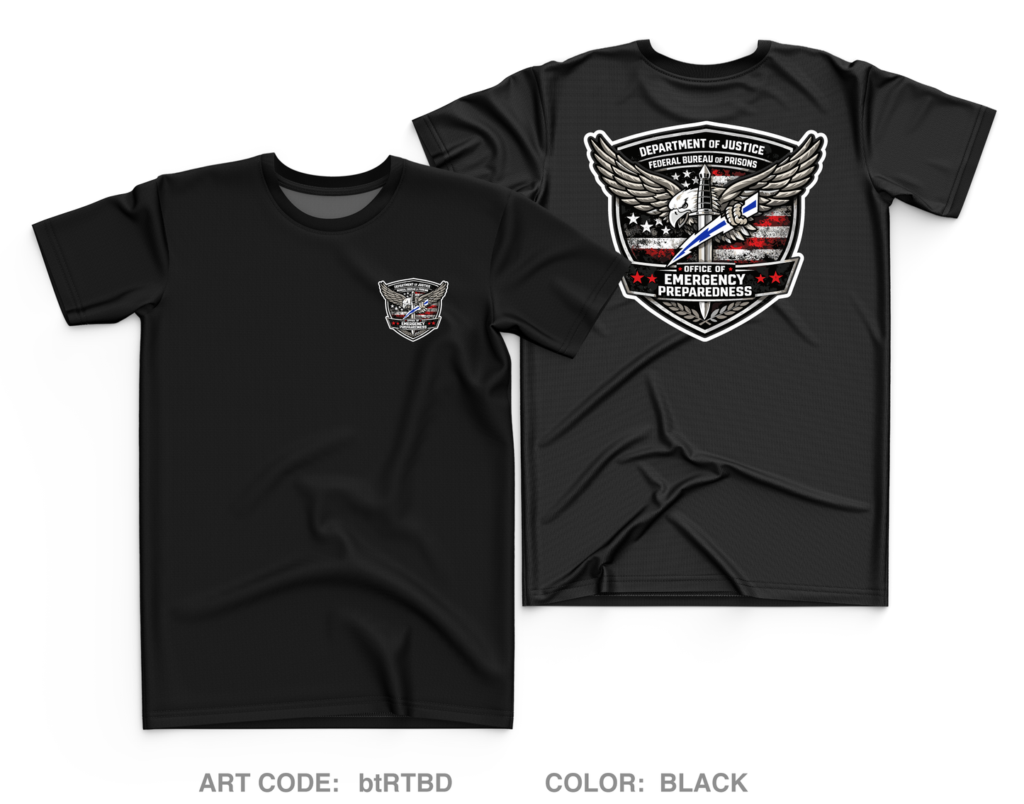 Office of Emergency Preparedness Core Men's SS Performance Tee - btRTBD
