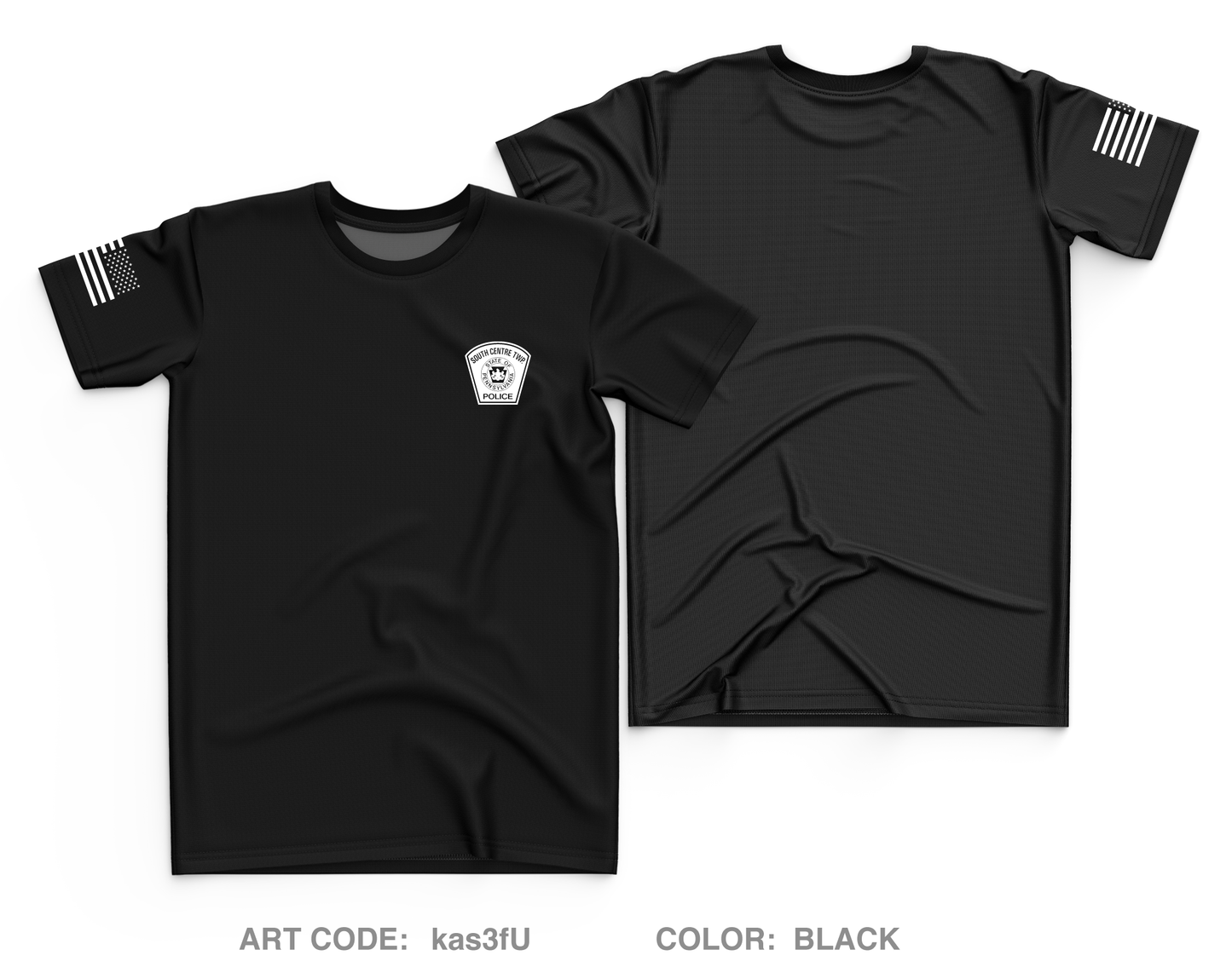 South Centre Township Police Department Core Men's SS Performance Tee - kas3fU