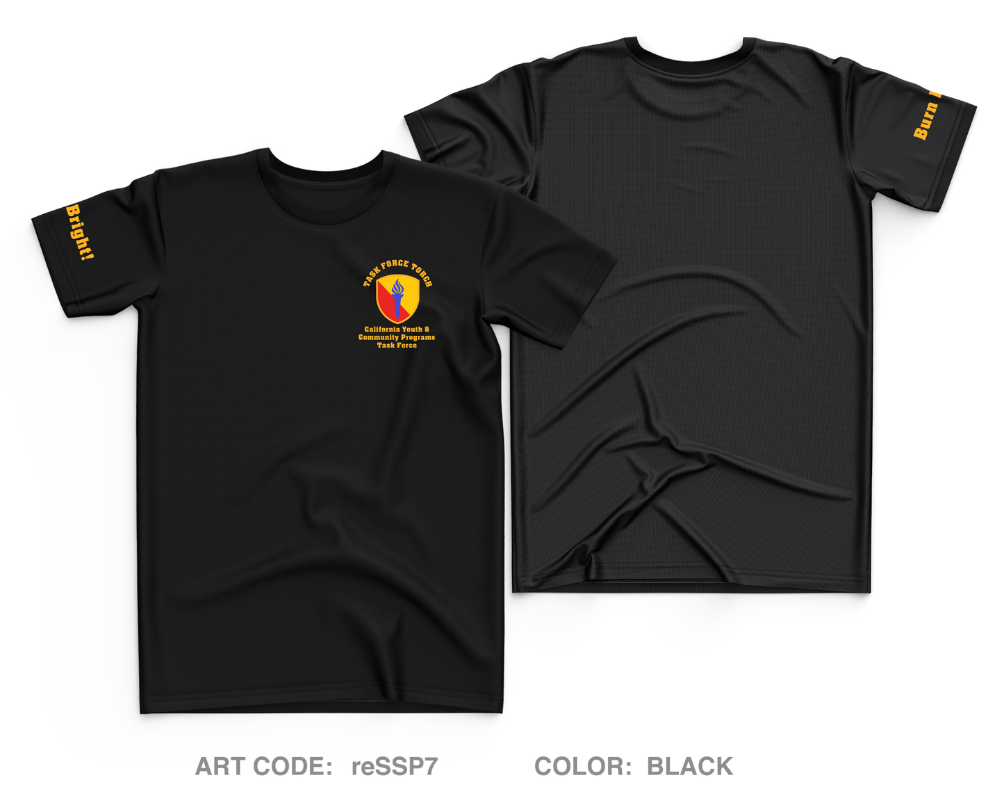 California Military Department - Youth & Community Programs Task Force Core Men's SS Performance Tee - reSSP7