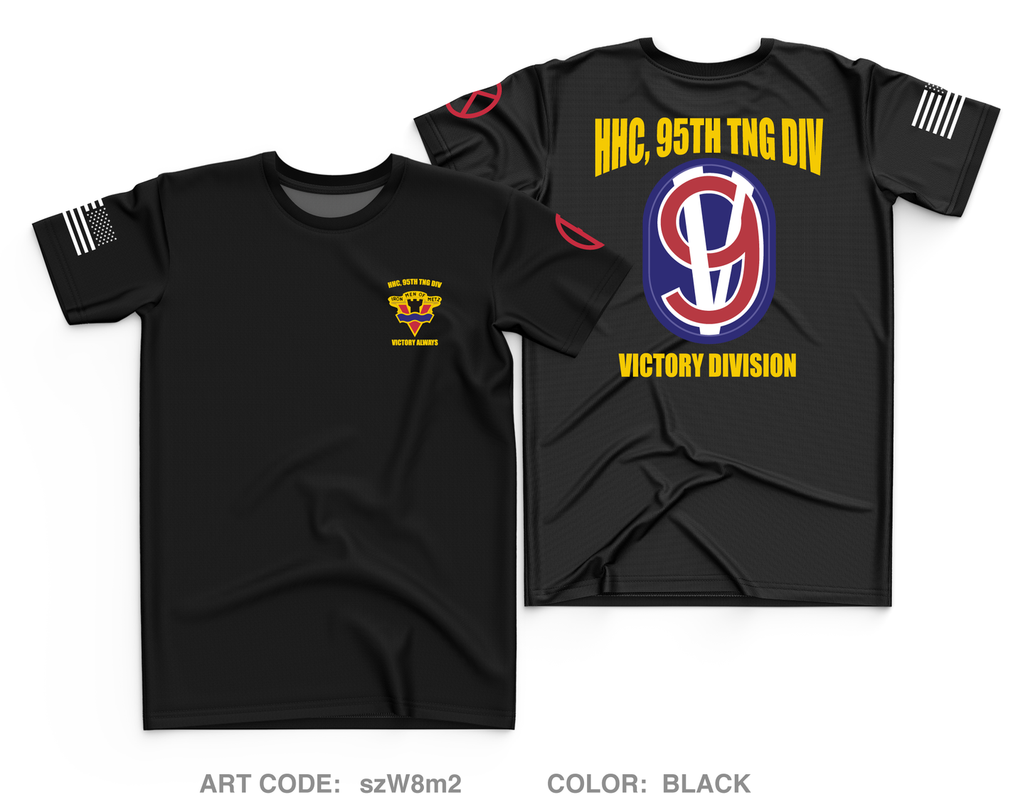 95TH TNG DIV, HHC Core Men's SS Performance Tee - szW8m2