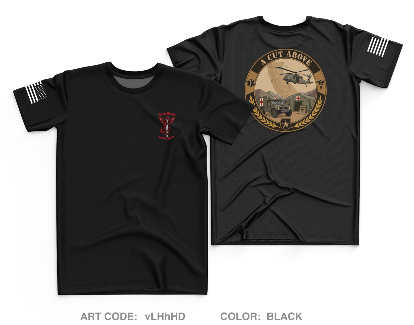 1933rd med det Fundraising Collection Core Men's SS Performance Tee - vLHhHD