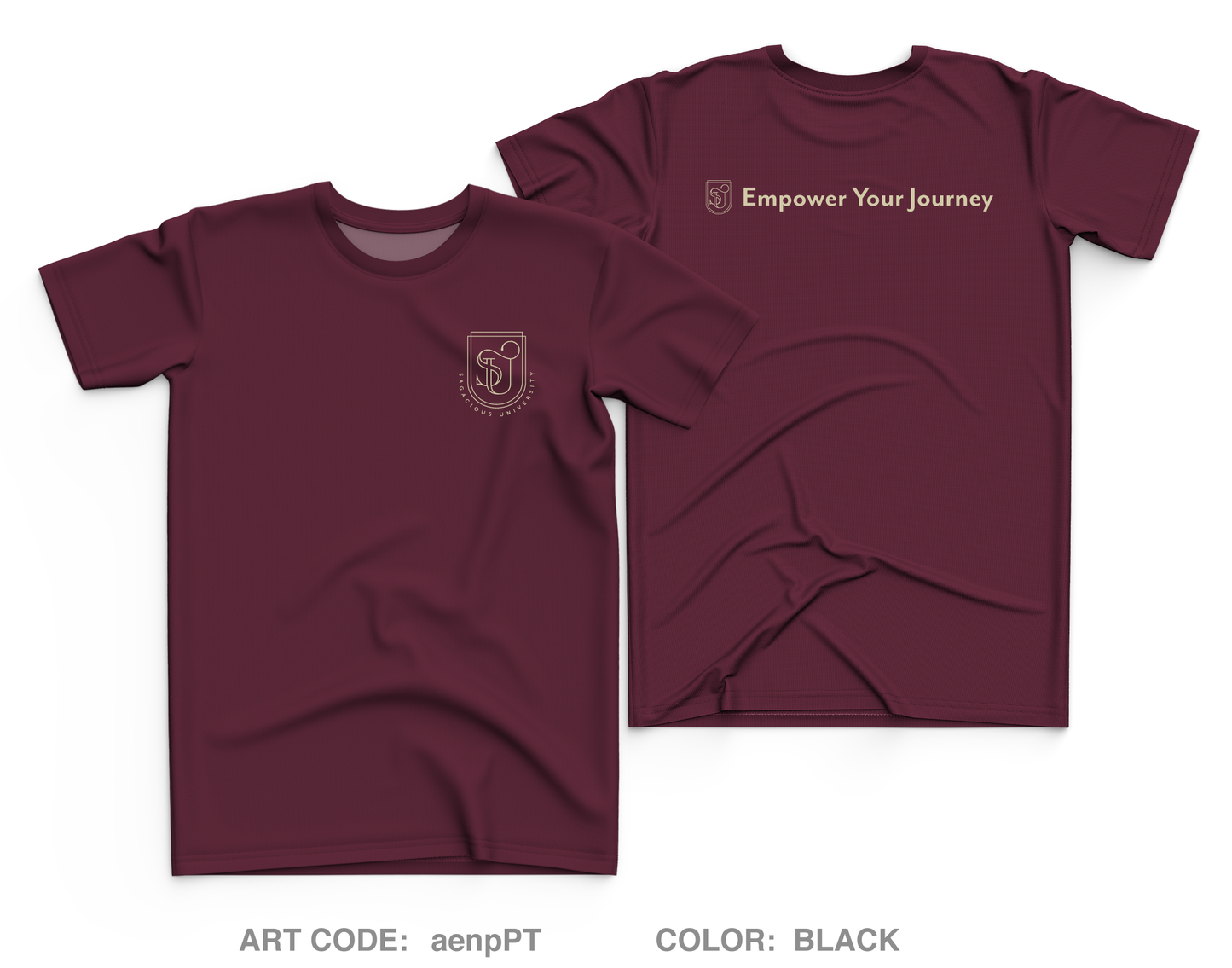 Sagacious University Core Men's SS Performance Tee - aenpPT
