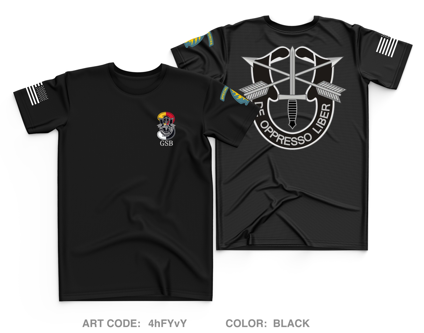 Group Support Battalion, 3D SFG(A) Core Men's SS Performance Tee - 4hFYvY