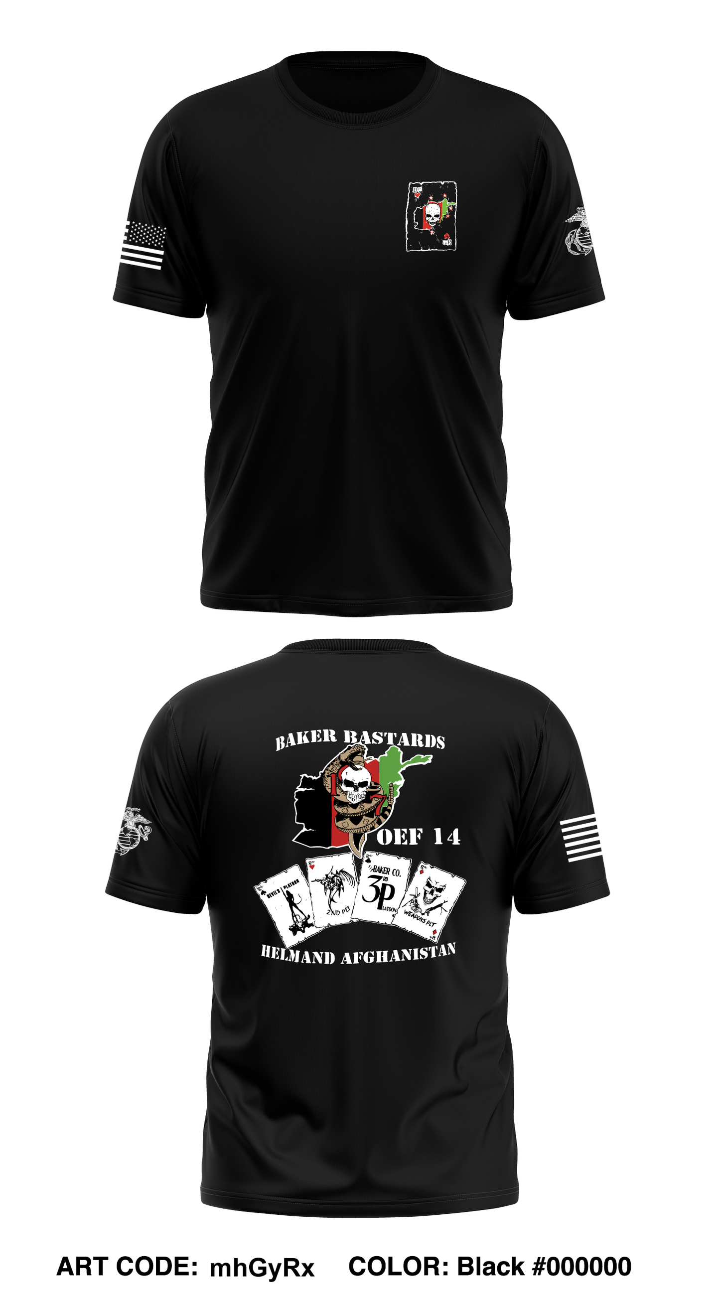 1st Battalion, 7th Marines Store 1 Core Men's SS Performance Tee - mhGyRx
