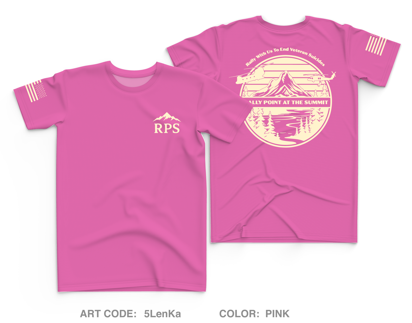 Rally Point at the Summit Fundraising Collection Core Men's SS Performance Tee - 5LenKa
