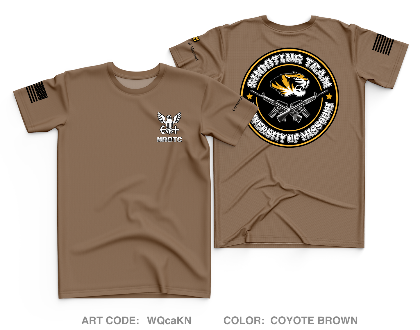 University of Missouri NROTC Core Men's SS Performance Tee - WQcaKN
